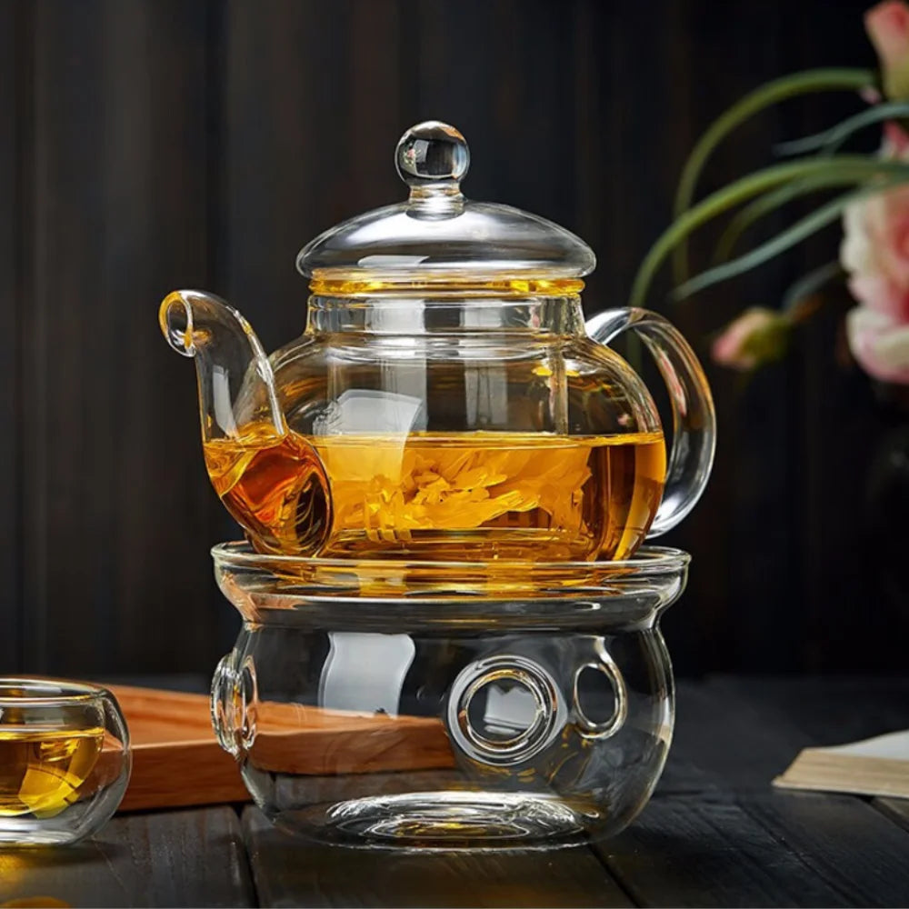 Harmony Heat-resistant Glass Tea Pot (400ml/1000ml)